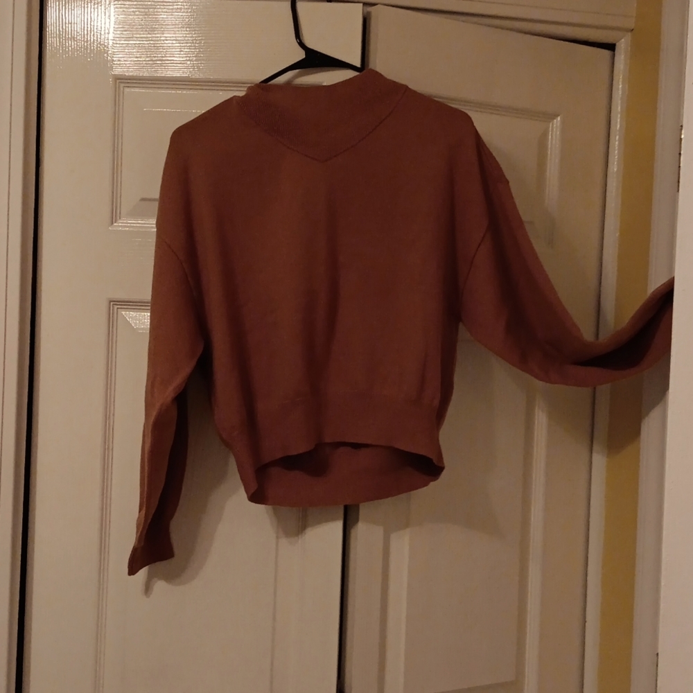 Warm cozy soft beige sweater